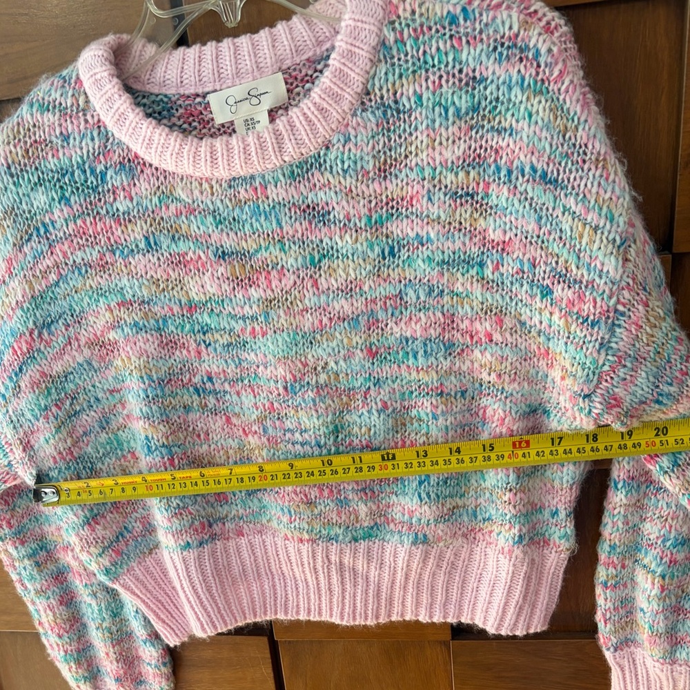 🌸 Multicolor Cropped Sweater - Picture 4 of 6